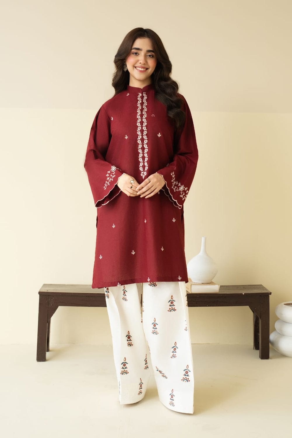 ZARF 2PC Unstitched Emb Lawn 2Pc