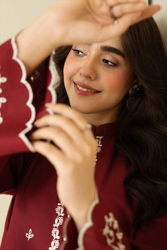 ZARF 2PC Unstitched Emb Lawn 2Pc