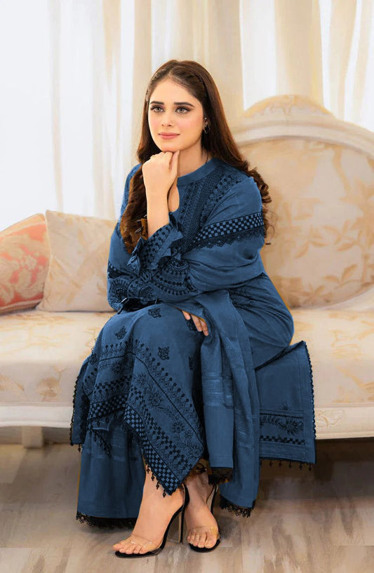 Libaas Unstiched 3PC Lawn Fabric