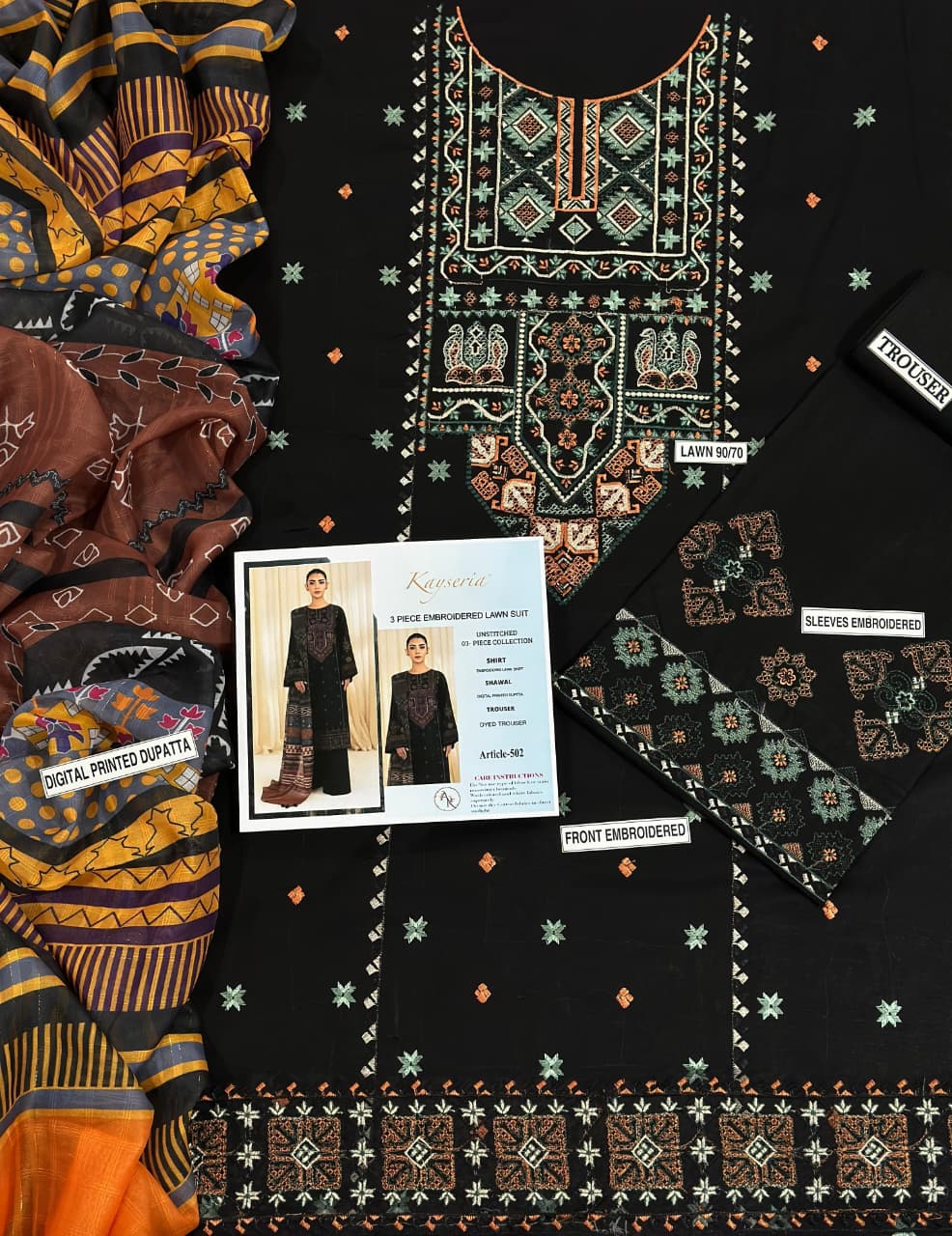 Sapphire 3PC Lawn Fabric