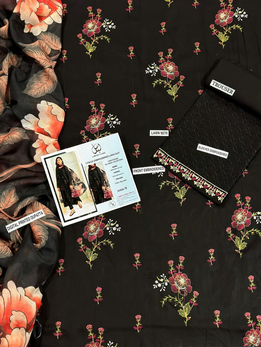 Libaas Haq 3PC Lawn Fabric