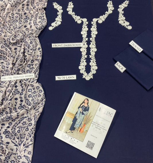 Asline 3PC Lawn Fabric