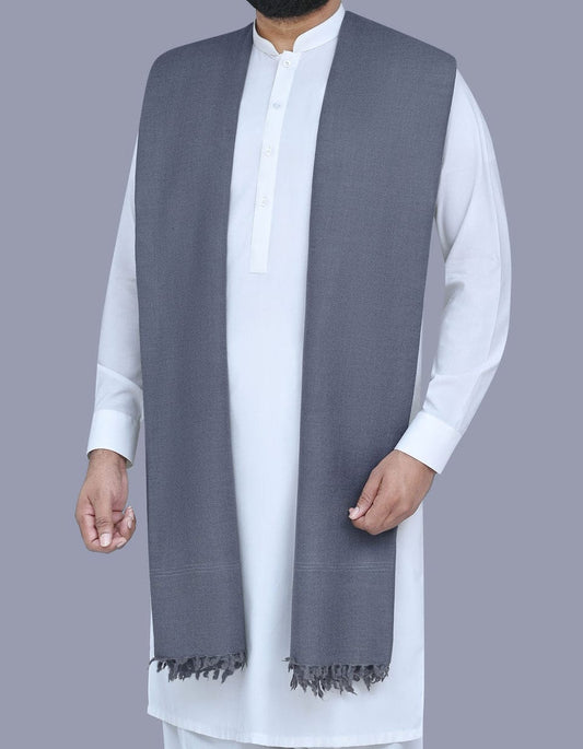 j. Men’s Wool Shawl– D Gray
