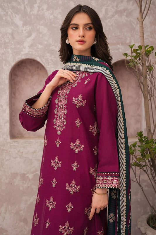 Jazmine Unstiched 3PC Lawn Fabric
