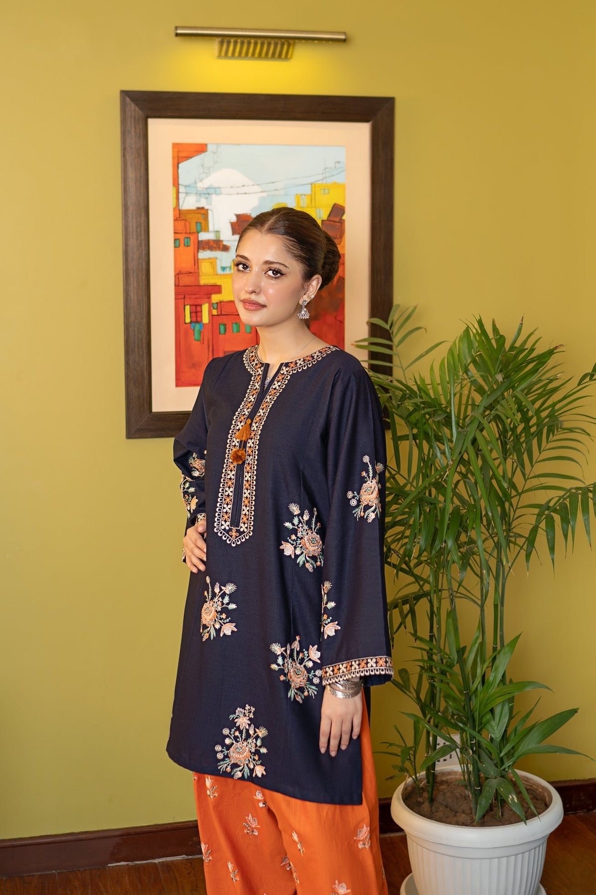 UNSTITCHED 2PC LAWN EMBROIDERED SUIT