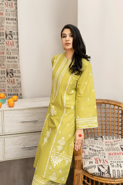 Embroidered 3-Piece in Lawn UNSTICED