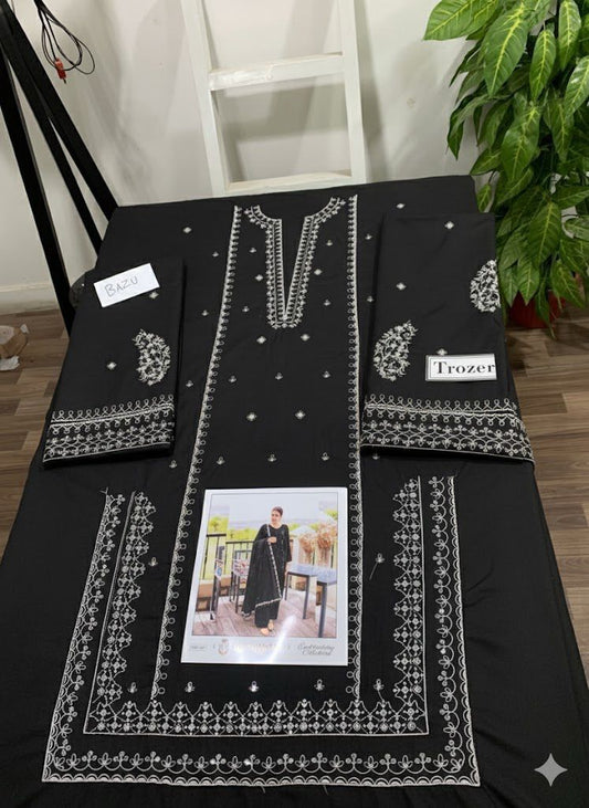 UNSTITCHED 2PC LAWN EMBROIDERED SUIT
