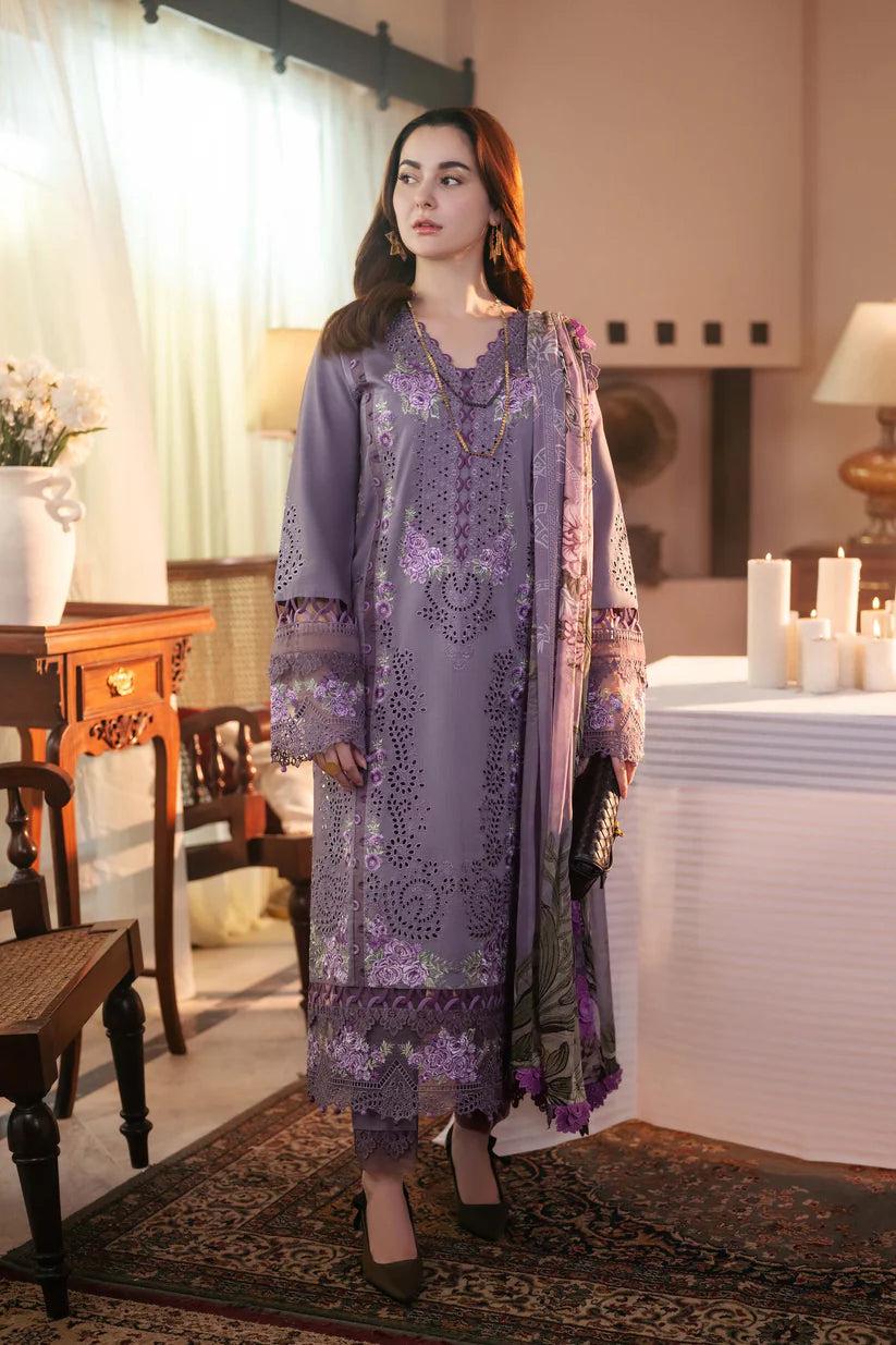 Unstiched 3PC Lawn Fabric