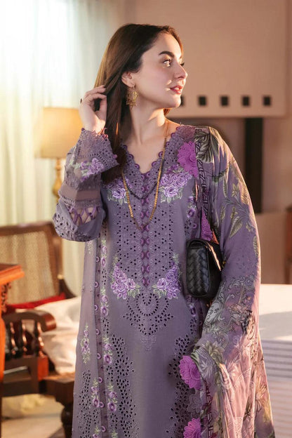 Unstiched 3PC Lawn Fabric