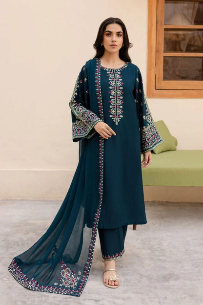 Unstiched 3PC Lawn Fabric