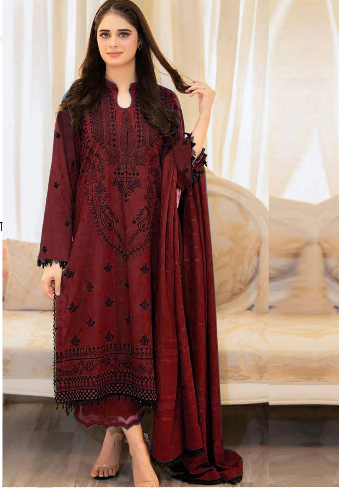 Libaas Unstiched 3PC Lawn Fabric