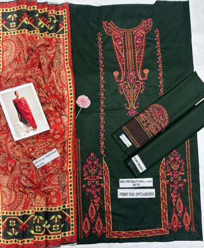Hussain Rehar 3PC Lawn Fabric