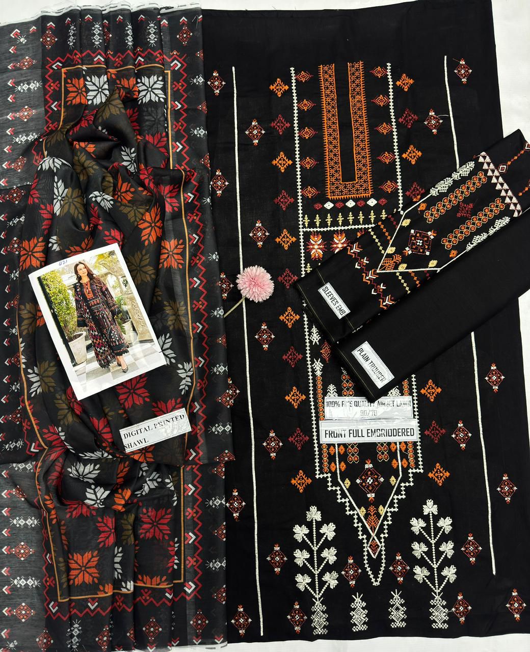 3PC Lawn Fabric
