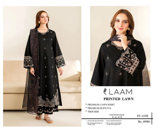 LAAM 3PC Lawn Fabric