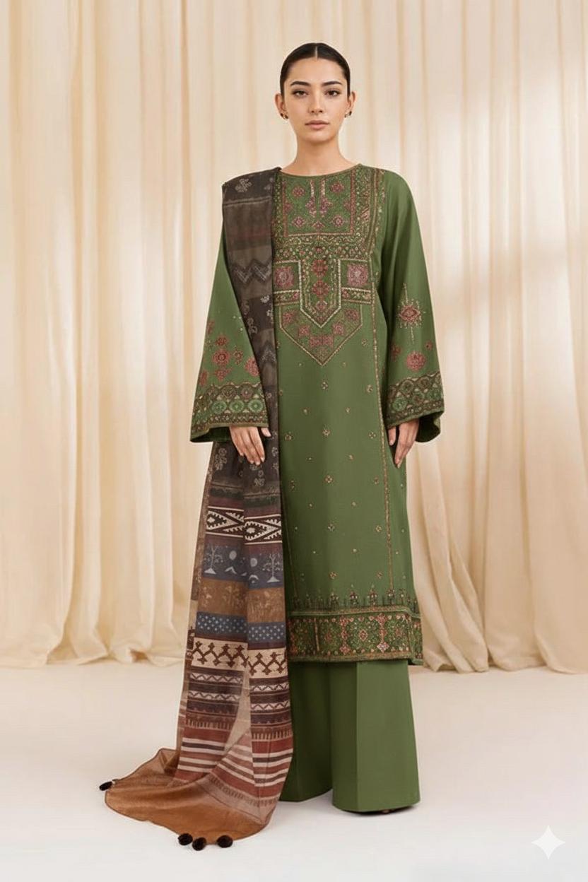 Sapphire 3PC Lawn Fabric