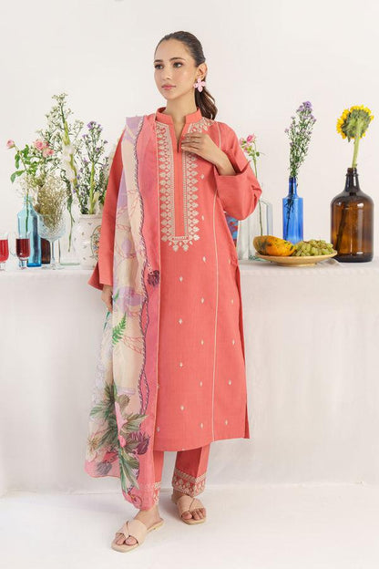 Embroidered 3-Piece in Lawn UNSTICED