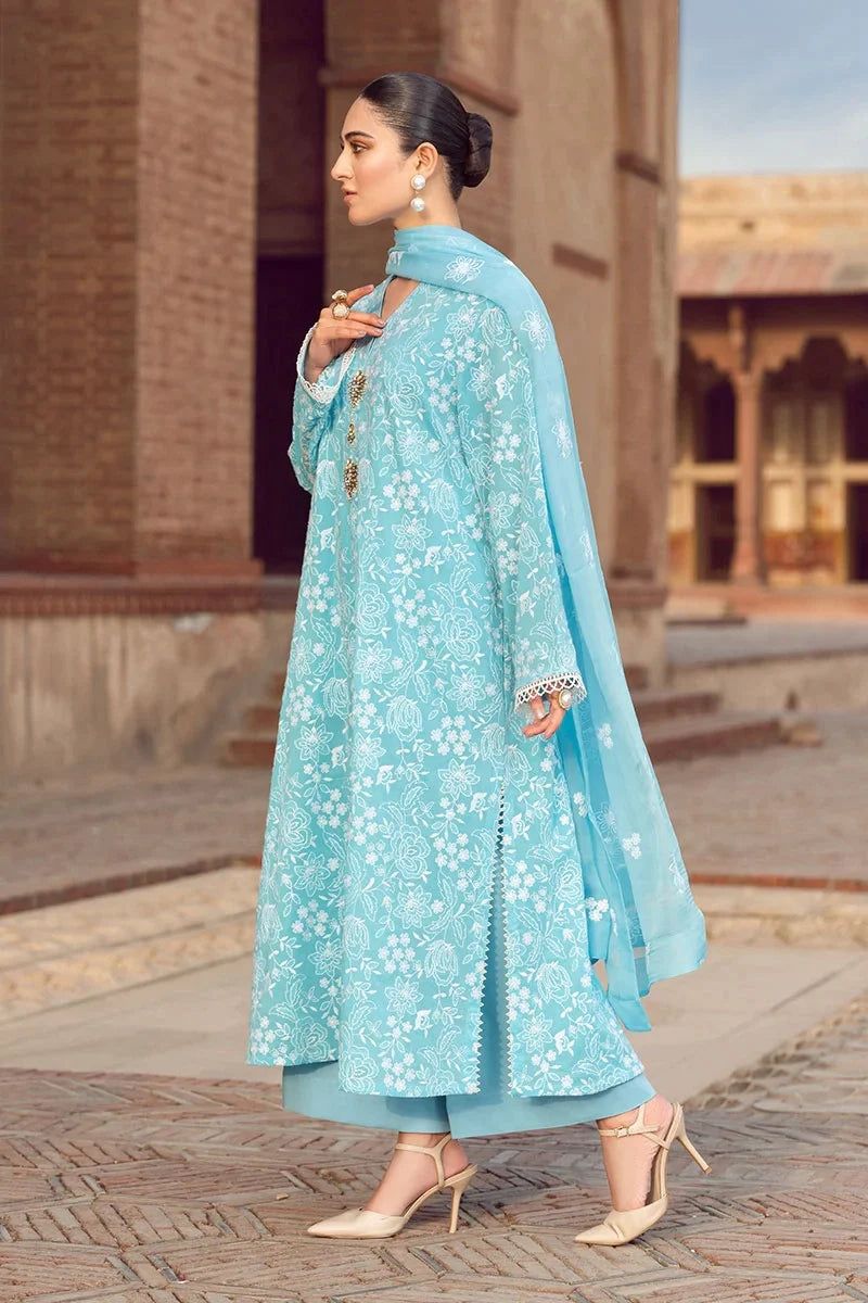 Embroidered 3-Piece in Lawn UNSTICED
