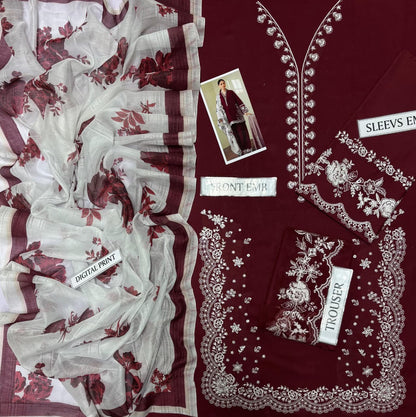 Coco By Zara ShahJahan 3PC Lawn Fabric