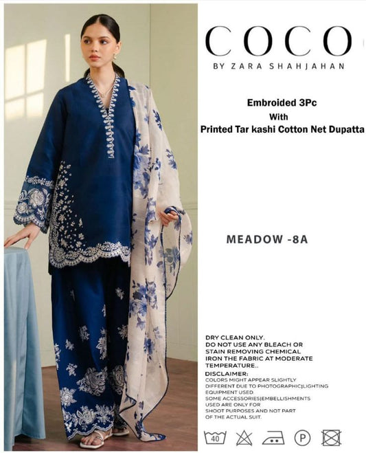 Coco By Zara ShahJahan 3PC Lawn Fabric
