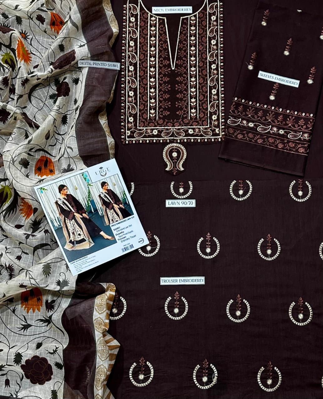 Urge 3PC Lawn Fabric