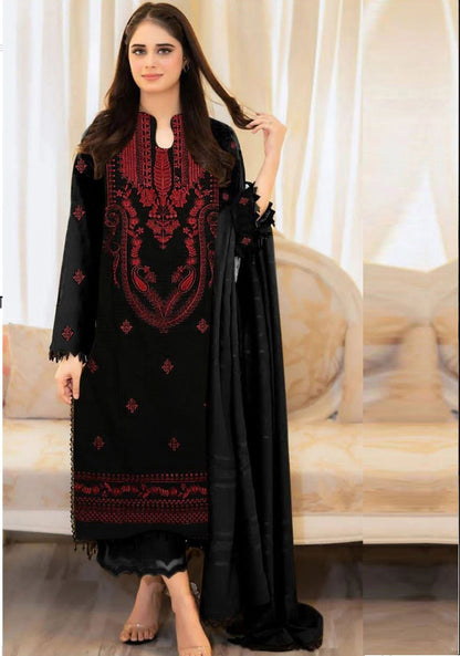 Libaas Unstiched 3PC Lawn Fabric