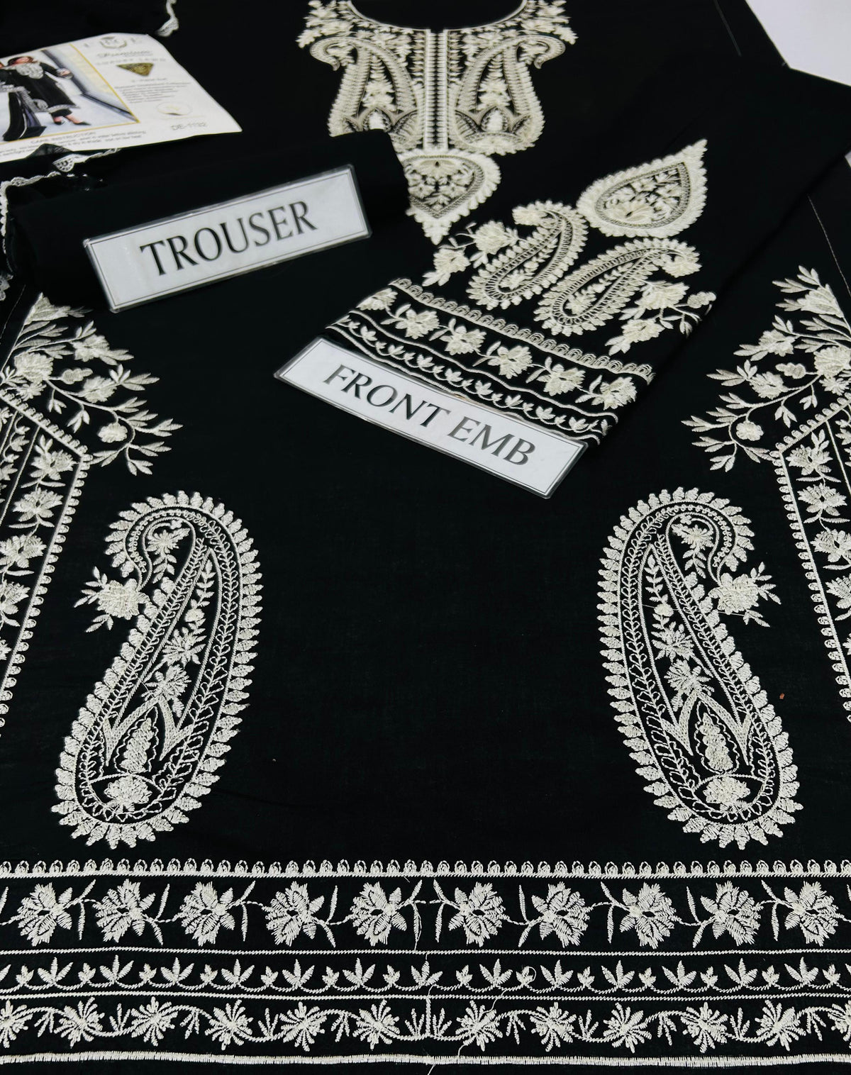 Embroidered 3-Piece in Lawn UNSTICED