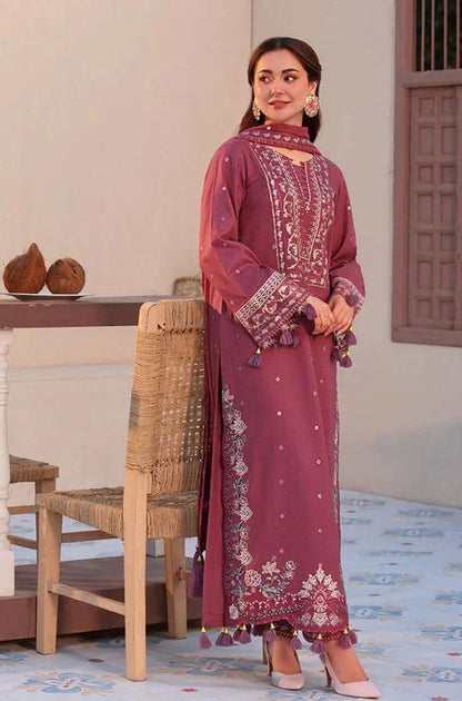 Embroidered 3-Piece in Lawn UNSTICED