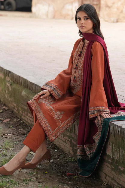 Nose Pill  – Luxury Embroidered 3-Piece in Lawn UNSTICED AS-30