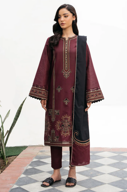 Jazmin Brand Name Dhanak Winter stuff Unstiched 3 pic