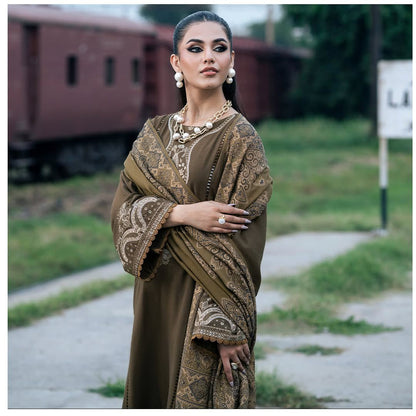 Embroidered 3-Piece in Lawn UNSTICED