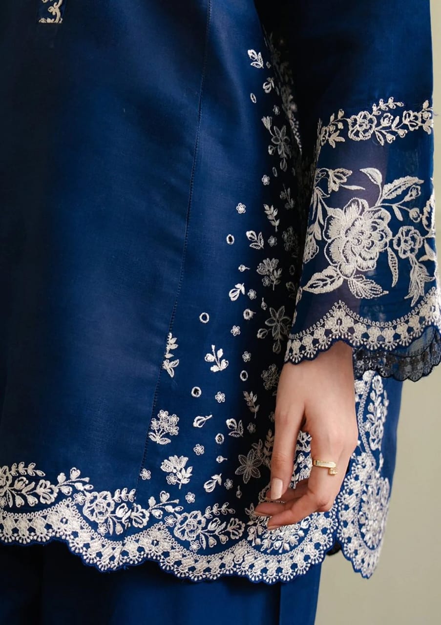 ZARA SHAHJAHAN  Lawn Embroidered 3 Piece | AS-23