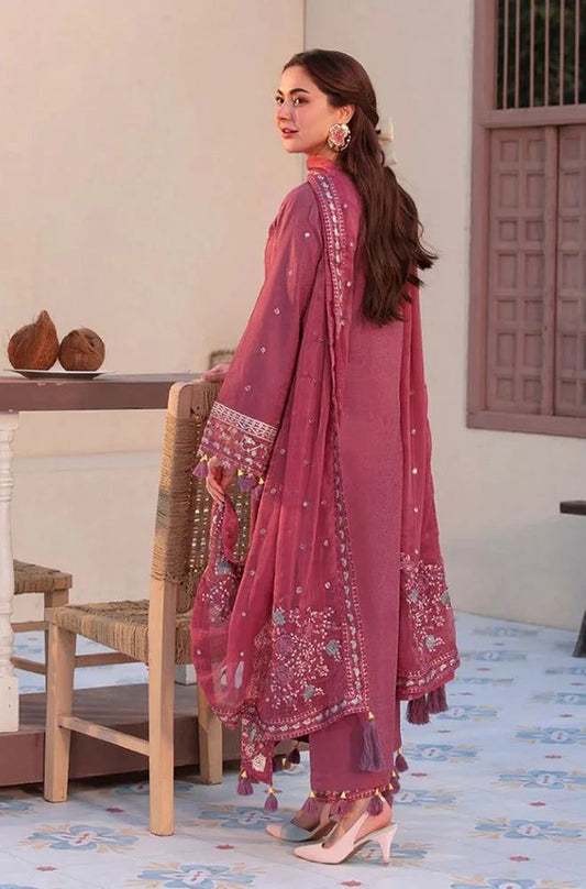 Embroidered 3-Piece in Lawn UNSTICED