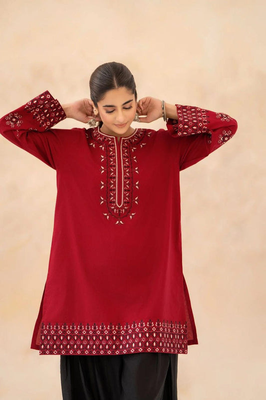 UNSTITCHED 2PC LAWN EMBROIDERED SUIT